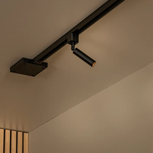 Lucide TRACK KEONI Track spot - 1-circuit Track lighting system - 1xG9- Black(Extension) - atmosphere 1